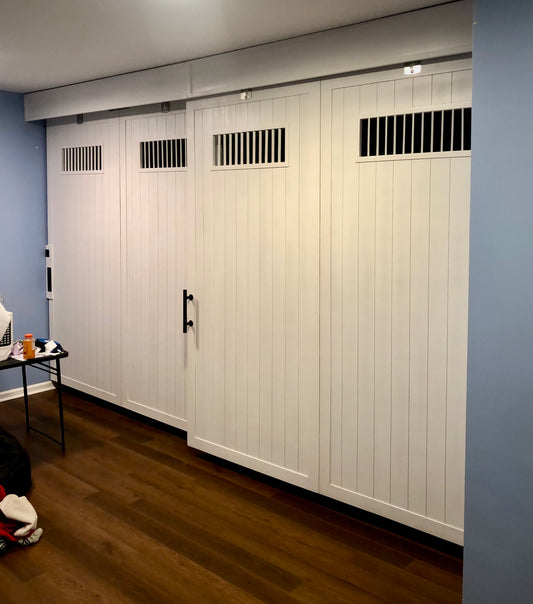 Custom Builds - Barn Door Room Dividers