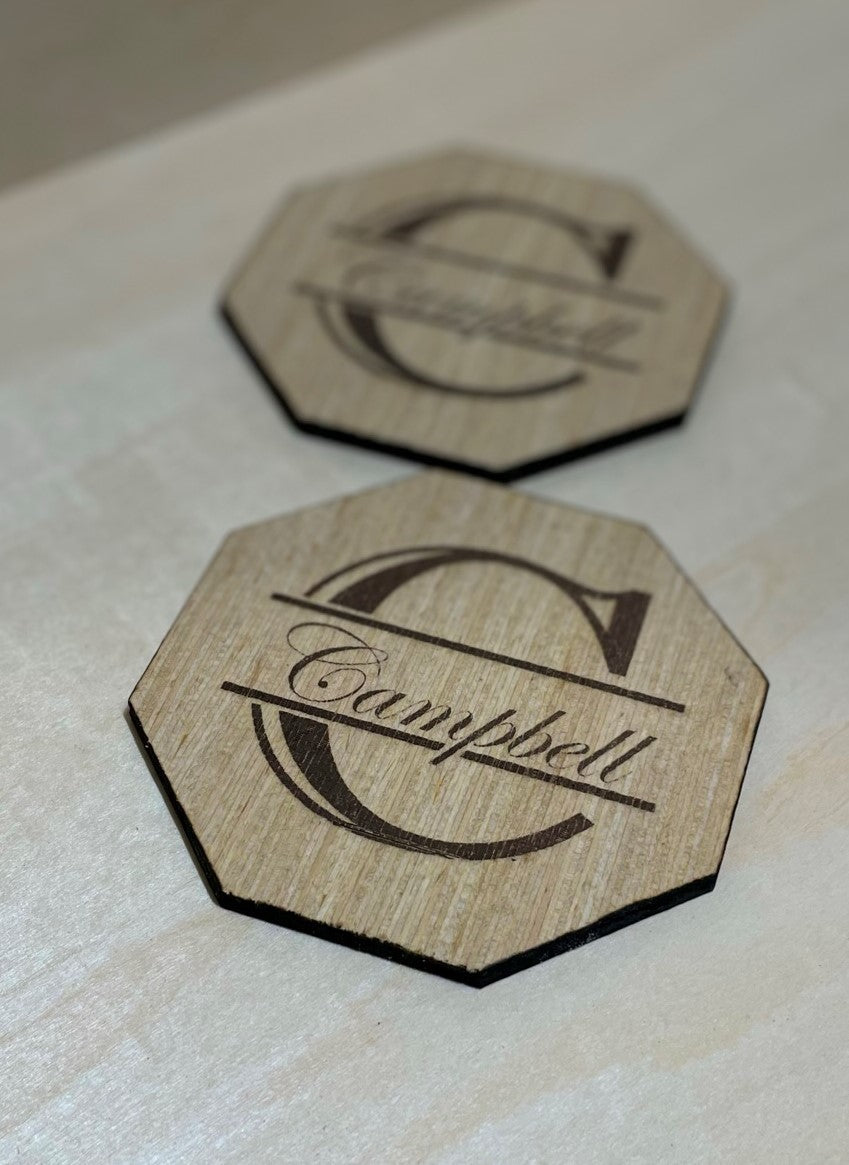 Engraved Coasters Closing Gifts