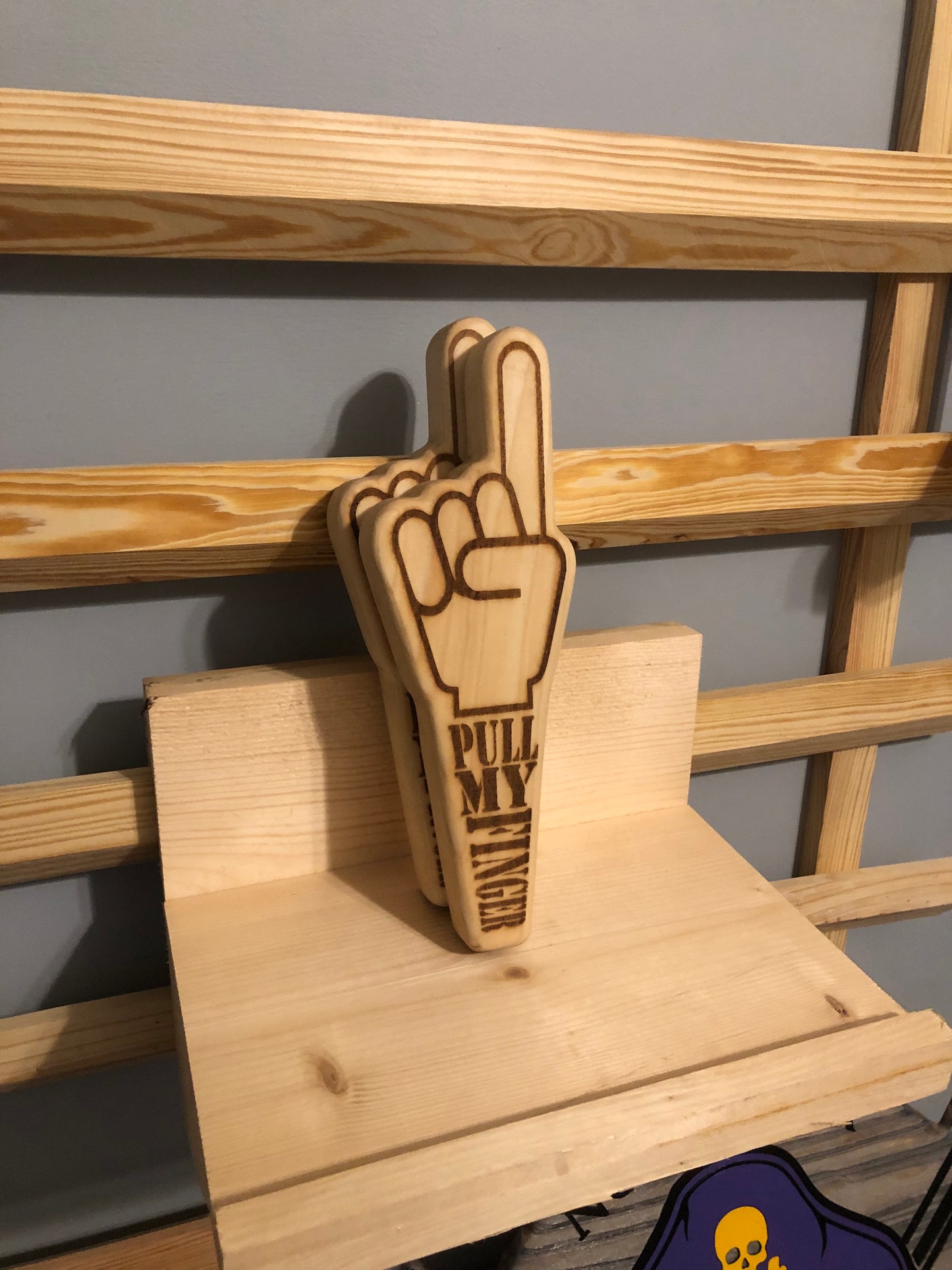 Pull my finger tap handle
