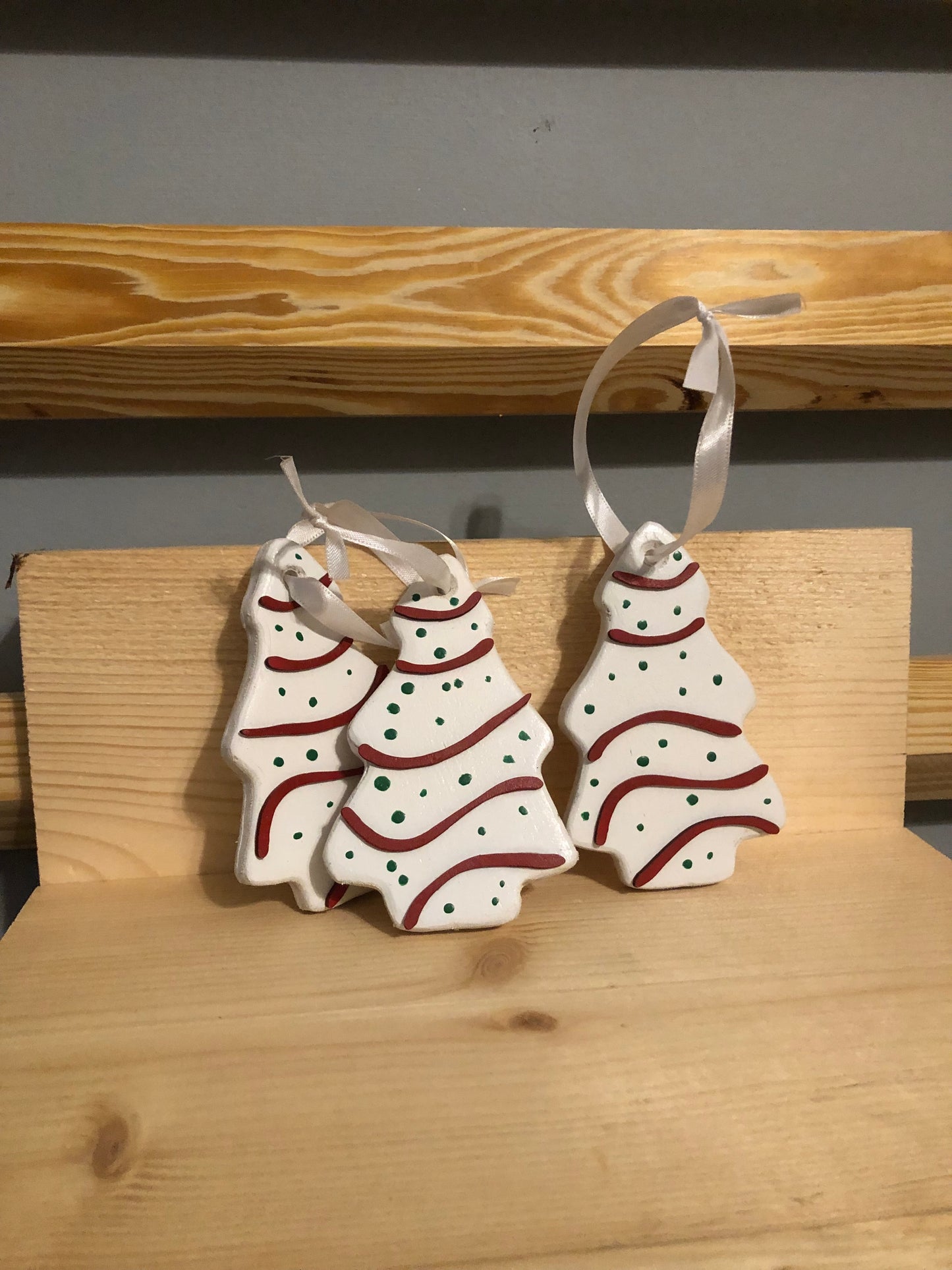Christmas Tree Cake Ornaments.