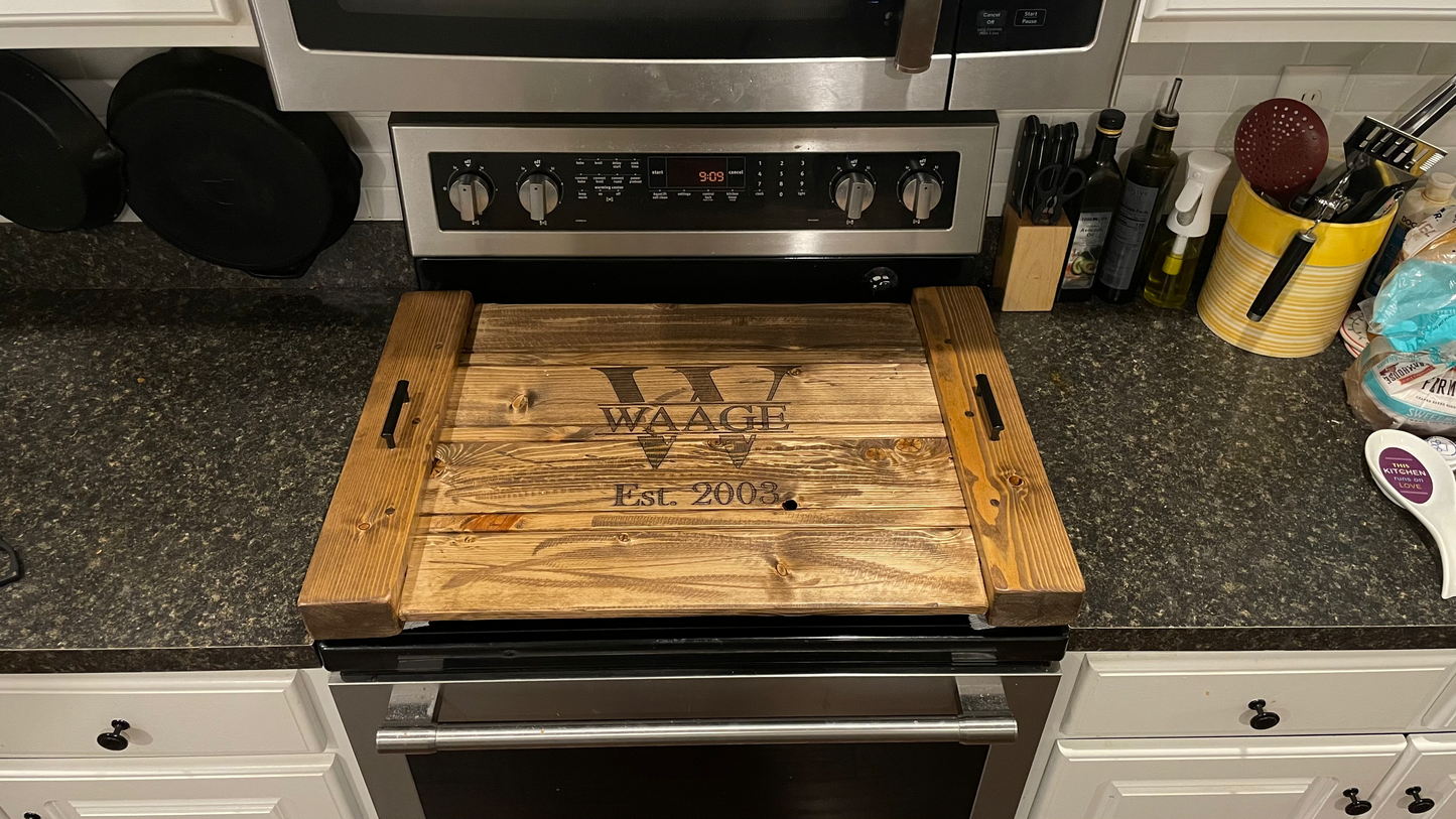 Rustic Stove Cover / Noodle board