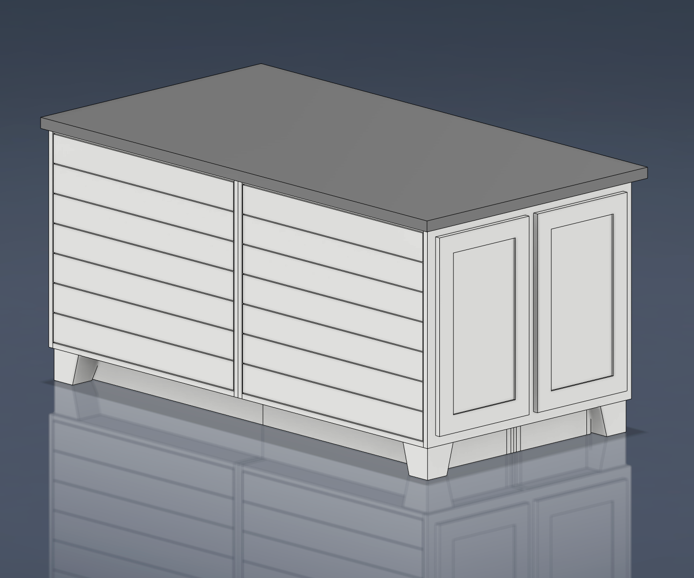 Tile/Flooring Display Cabinet