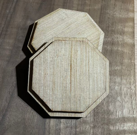 Plywood Coasters - No Engraving